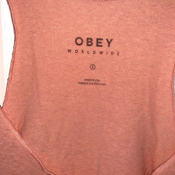 Obey racer back tank top size small - Picture 3 of 7